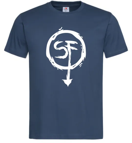 Мужская футболка SF Темно-синий фото