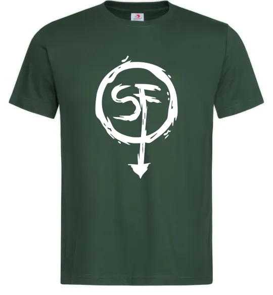 Мужская футболка SF Темно-зеленый фото