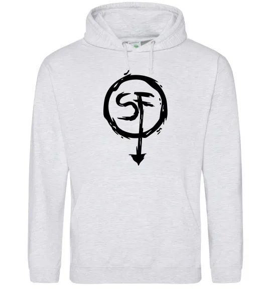 Жіноча толстовка (худі) SF Сірий меланж фото