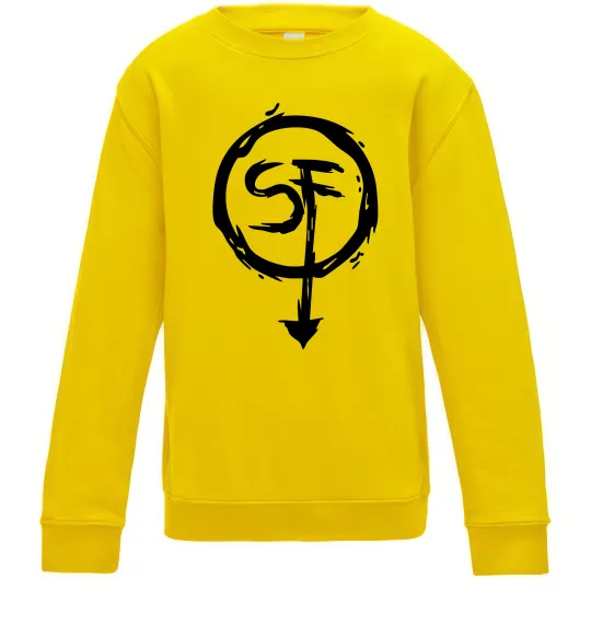 Детский Свитшот SF Солнечно желтый фото