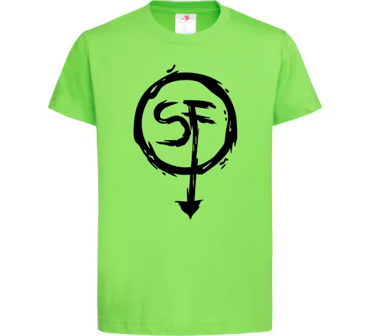 Дитяча футболка SF Лаймовий фото
