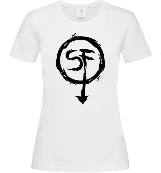 Женская футболка SF Белый фото
