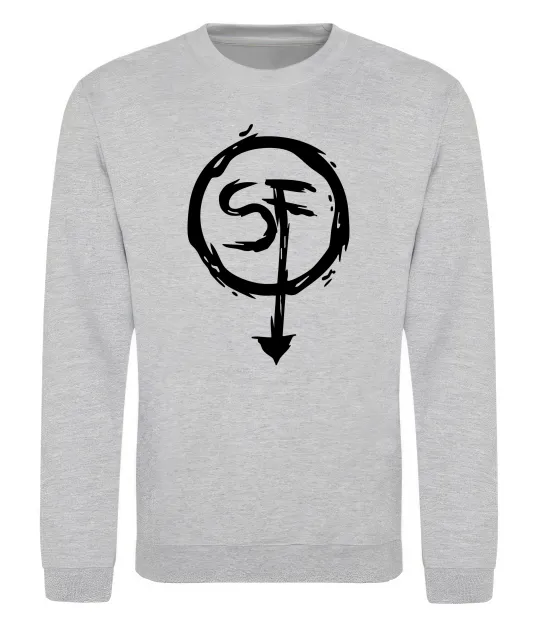 Свитшот SF Серый меланж фото