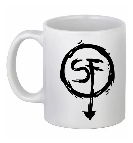 Чашка керамическая SF Белый фото