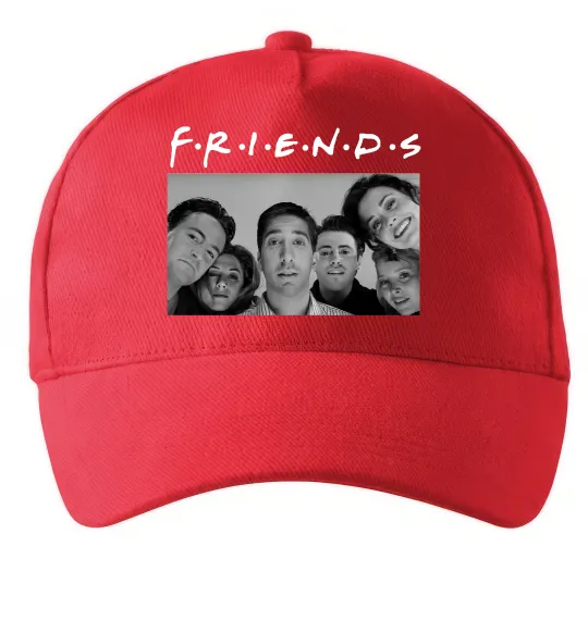 Кепка Friends фото Красный фото