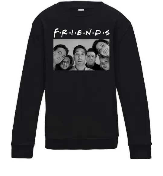 Детский Свитшот Friends фото Черный фото