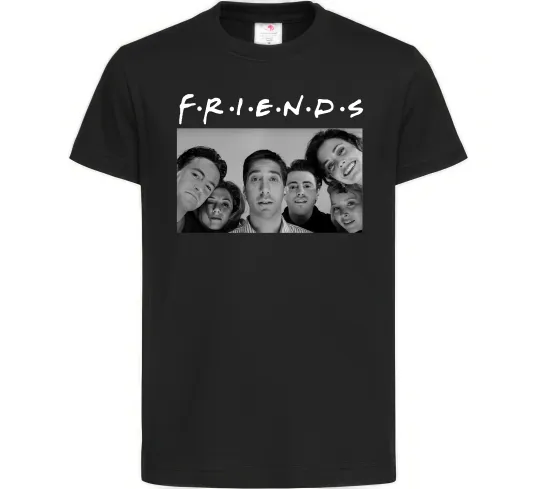 Детская футболка Friends фото Черный фото