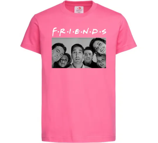 Детская футболка Friends фото Ярко-розовый фото