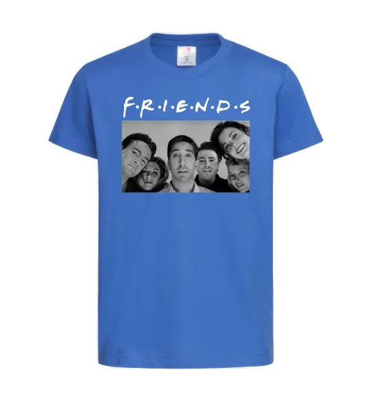 Детская футболка Friends фото Ярко-синий фото