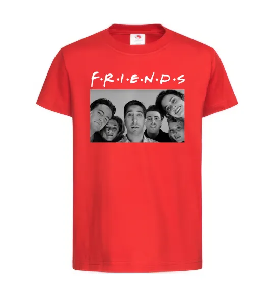 Детская футболка Friends фото Красный фото