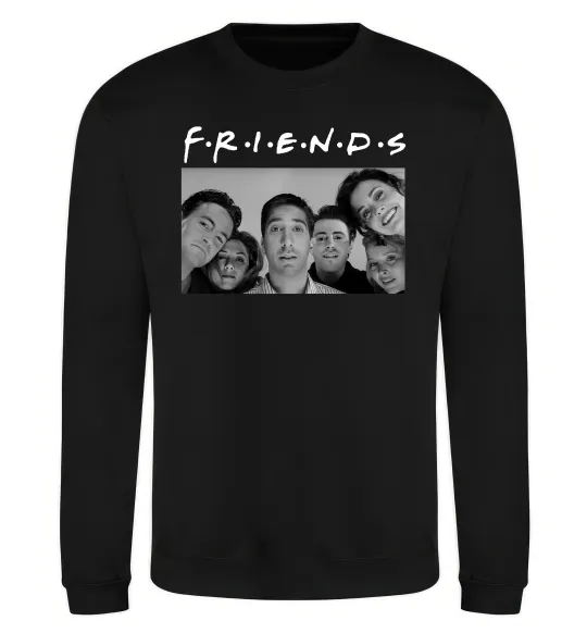 Світшот Friends фото Чорний фото