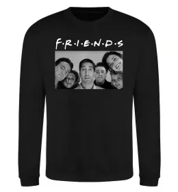 Свитшот Friends фото Черный фото