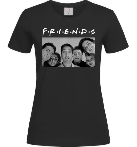 Женская футболка Friends фото Черный фото