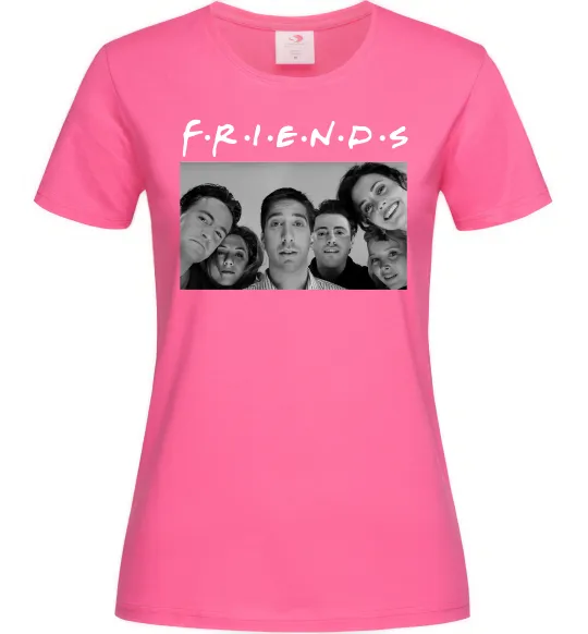 Женская футболка Friends фото Ярко-розовый фото