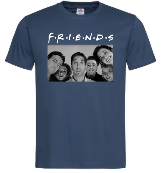 Мужская футболка Friends фото Темно-синий фото