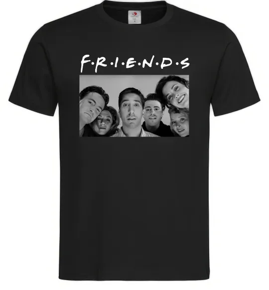 Мужская футболка Friends фото Черный фото