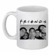 Чашка керамическая Friends фото Белый фото