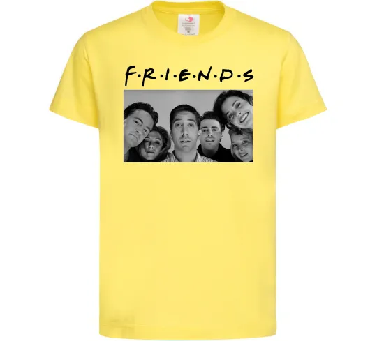 Детская футболка Friends фото Лимонный фото
