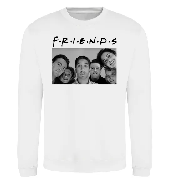 Світшот Friends фото Білий фото