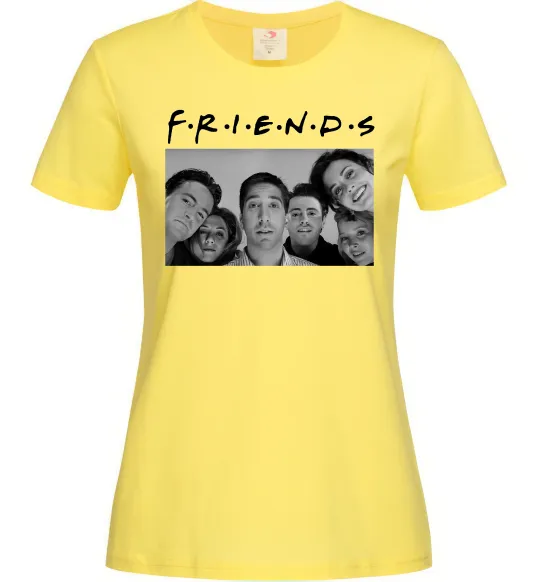 Женская футболка Friends фото Лимонный фото