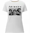 Женская премиум футболка Friends фото Белый фото