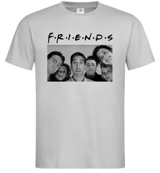 Мужская футболка Friends фото Серый фото