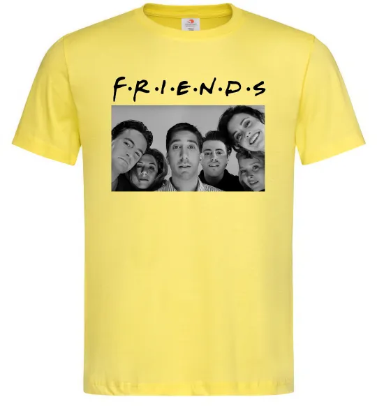 Мужская футболка Friends фото Лимонный фото