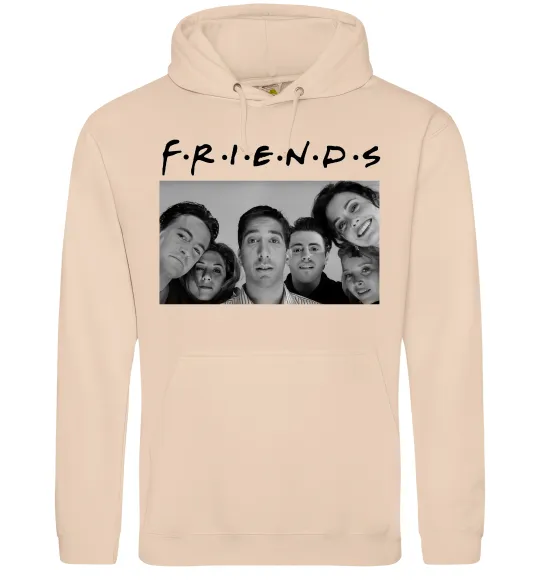Мужская толстовка (худи) Friends фото Песочный фото