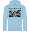 Женская толстовка (худи) Friends фото Голубой фото