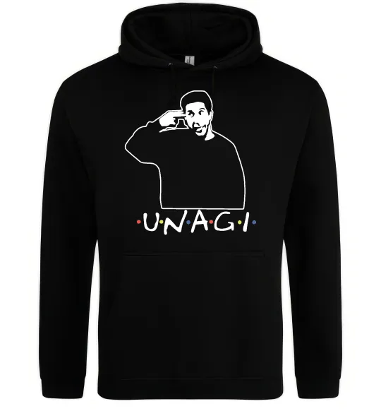 Женская толстовка (худи) Friends Unagi Черный фото
