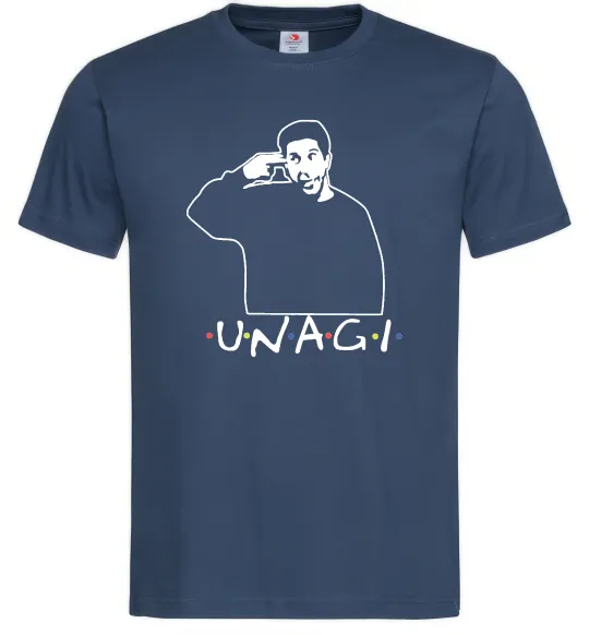 Мужская футболка Friends Unagi Темно-синий фото