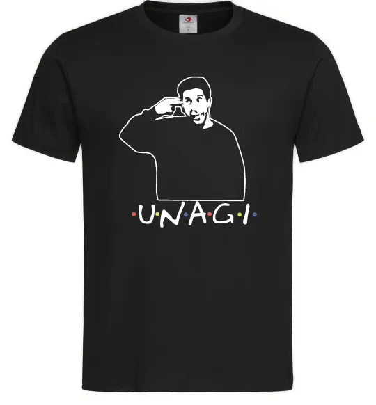 Мужская футболка Friends Unagi Черный фото
