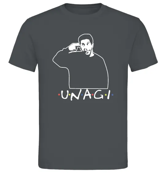 Мужская футболка Friends Unagi Графит фото