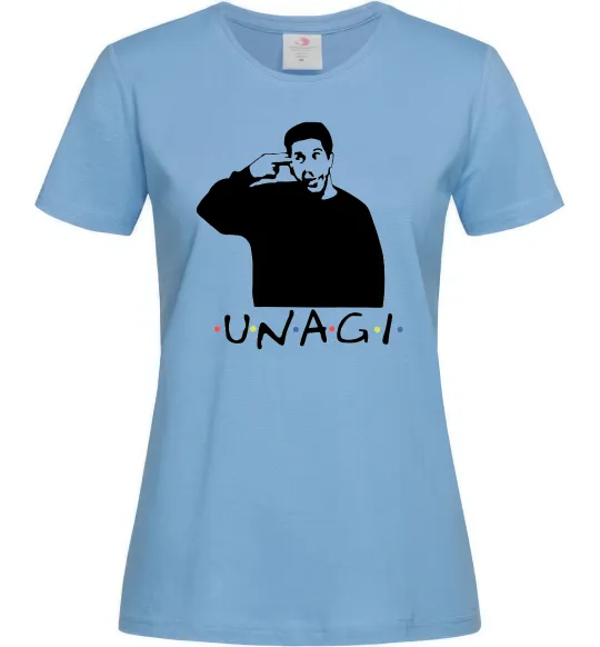 Женская футболка Friends Unagi Голубой фото