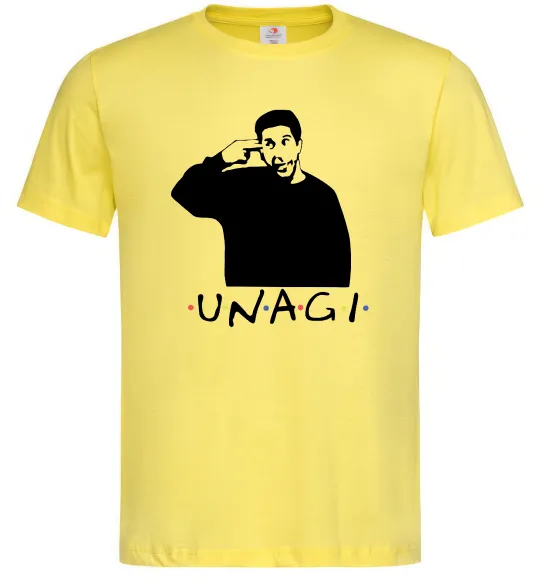 Мужская футболка Friends Unagi Лимонный фото
