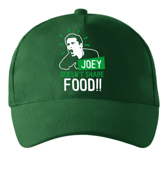 Кепка Joey doesn`t share food Темно-зеленый фото