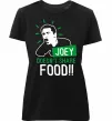 Женская премиум футболка Joey doesn`t share food Черный фото