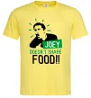 Мужская футболка Joey doesn`t share food Лимонный фото
