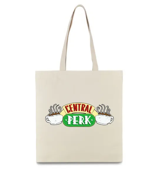 Эко-сумка Friends Central Perk Бежевый фото