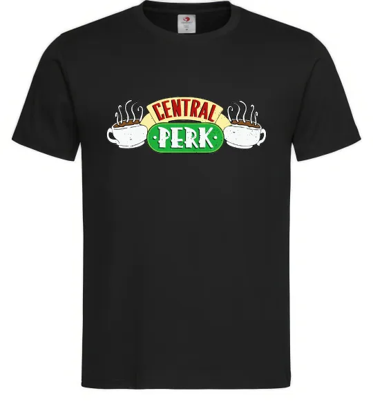 Мужская футболка Friends Central Perk Черный фото