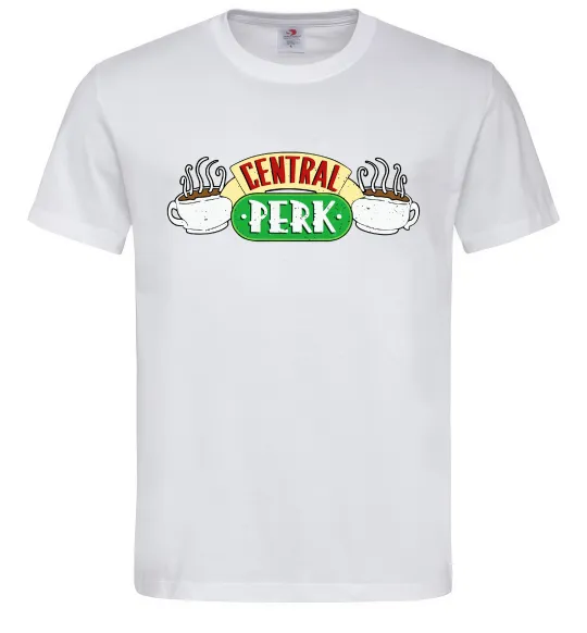 Мужская футболка Friends Central Perk Белый фото