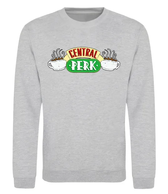 Свитшот Friends Central Perk Серый меланж фото
