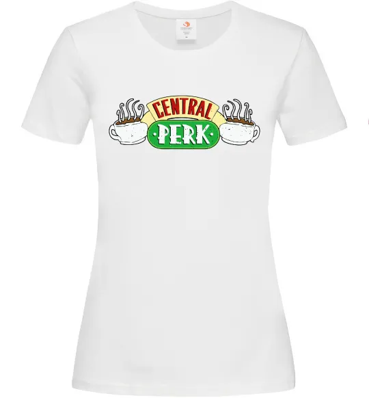 Женская футболка Friends Central Perk Белый фото