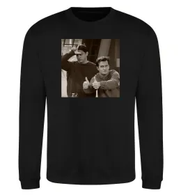 Свитшот Joey and Chandler Черный фото