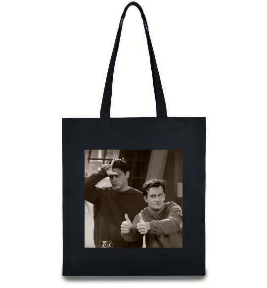 Эко-сумка Joey and Chandler Черный фото