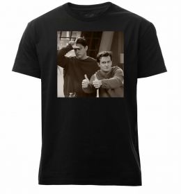 Мужская премиум футболка Joey and Chandler