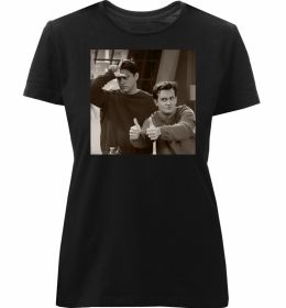 Женская премиум футболка Joey and Chandler