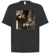 Футболка Оверсайз Joey and Chandler Черный фото