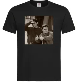 Мужская футболка Joey and Chandler Черный фото