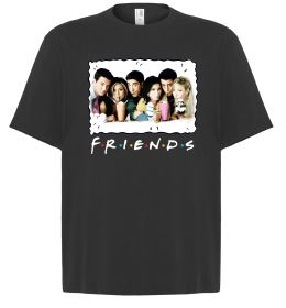 Футболка Оверсайз Друзі з коктейлями